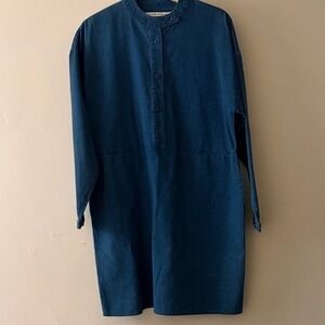 SHADES OF GREY BY MICAH COHEN Long Sleeve Denim Dress